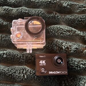 Vision 3 4K Ultra HD Black Action Camera